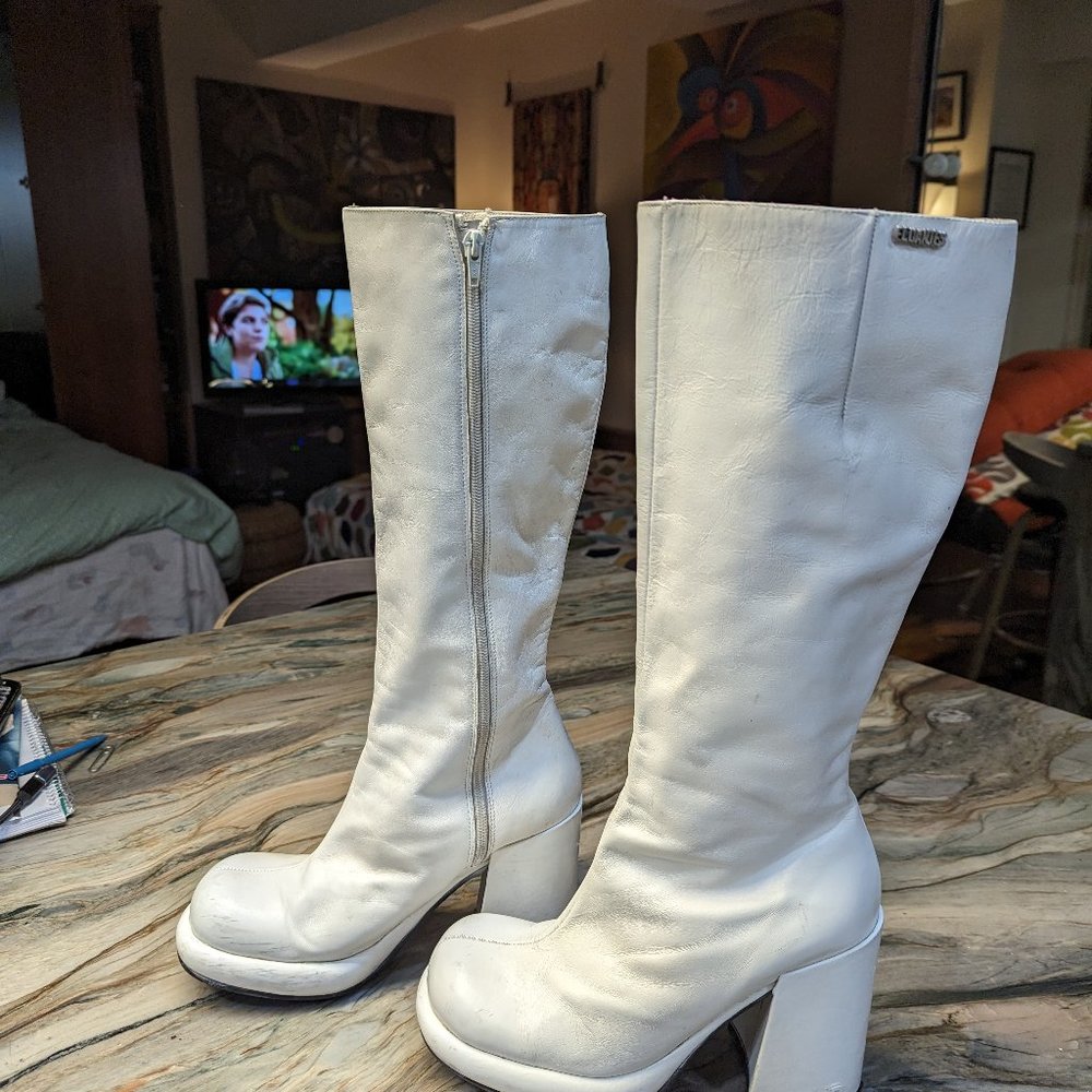 Eldante Leather Platform Boots